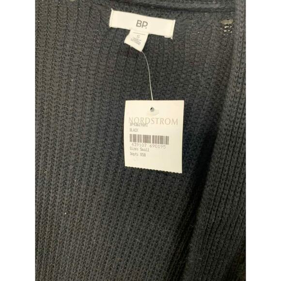 BP. Black Open Stitch Cardigan Size Small NEW - Picture 4 of 6